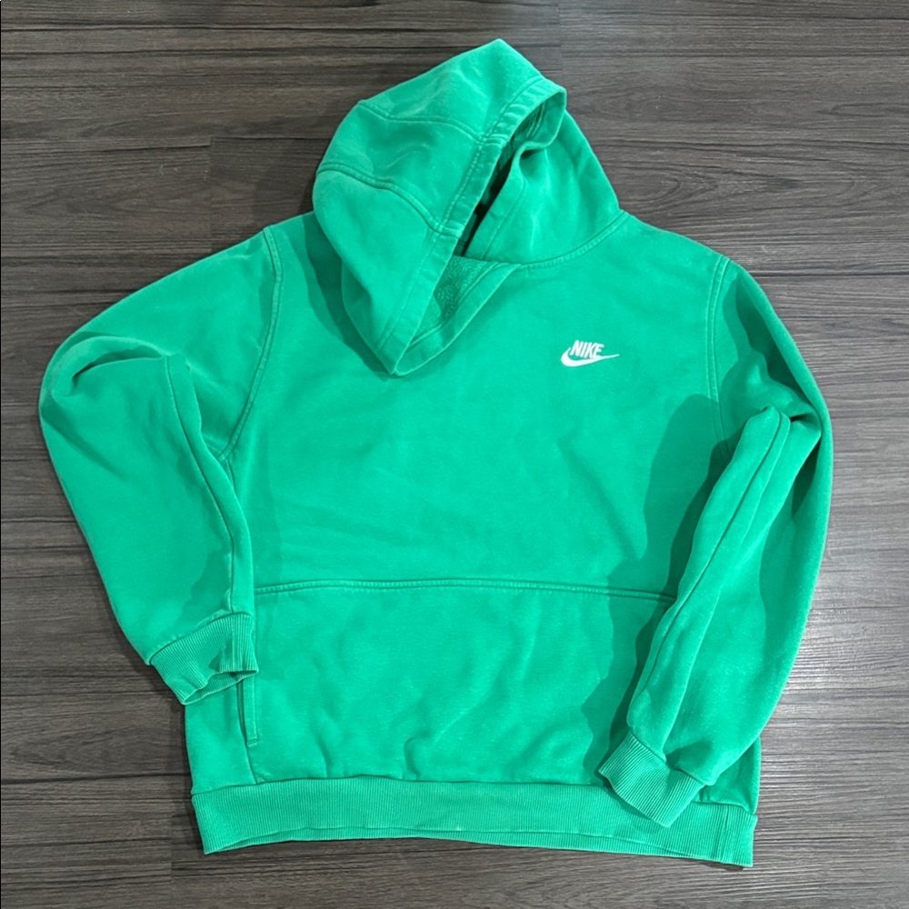 Nike Boy Vibrant Green Pullover Hoodie